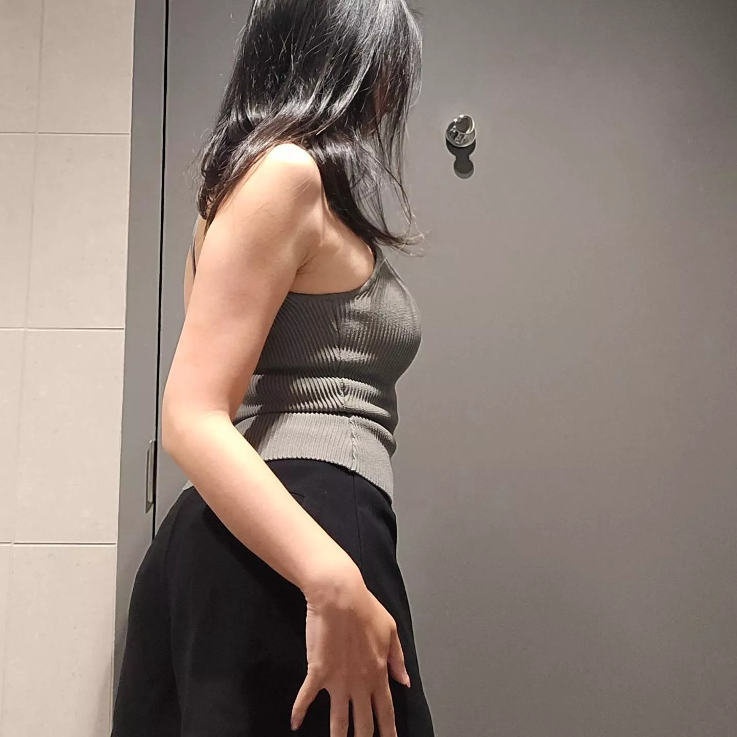 Let's take it at the other side of the door 