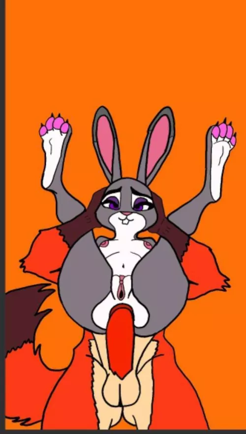 Nick picking up judy by (gachafox)