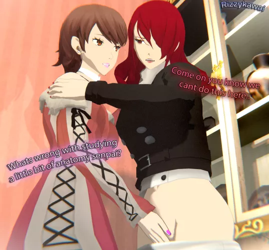 Nothing Wrong With Yukari Studying Some Anatomy, Right? (@Rizzykawai) 