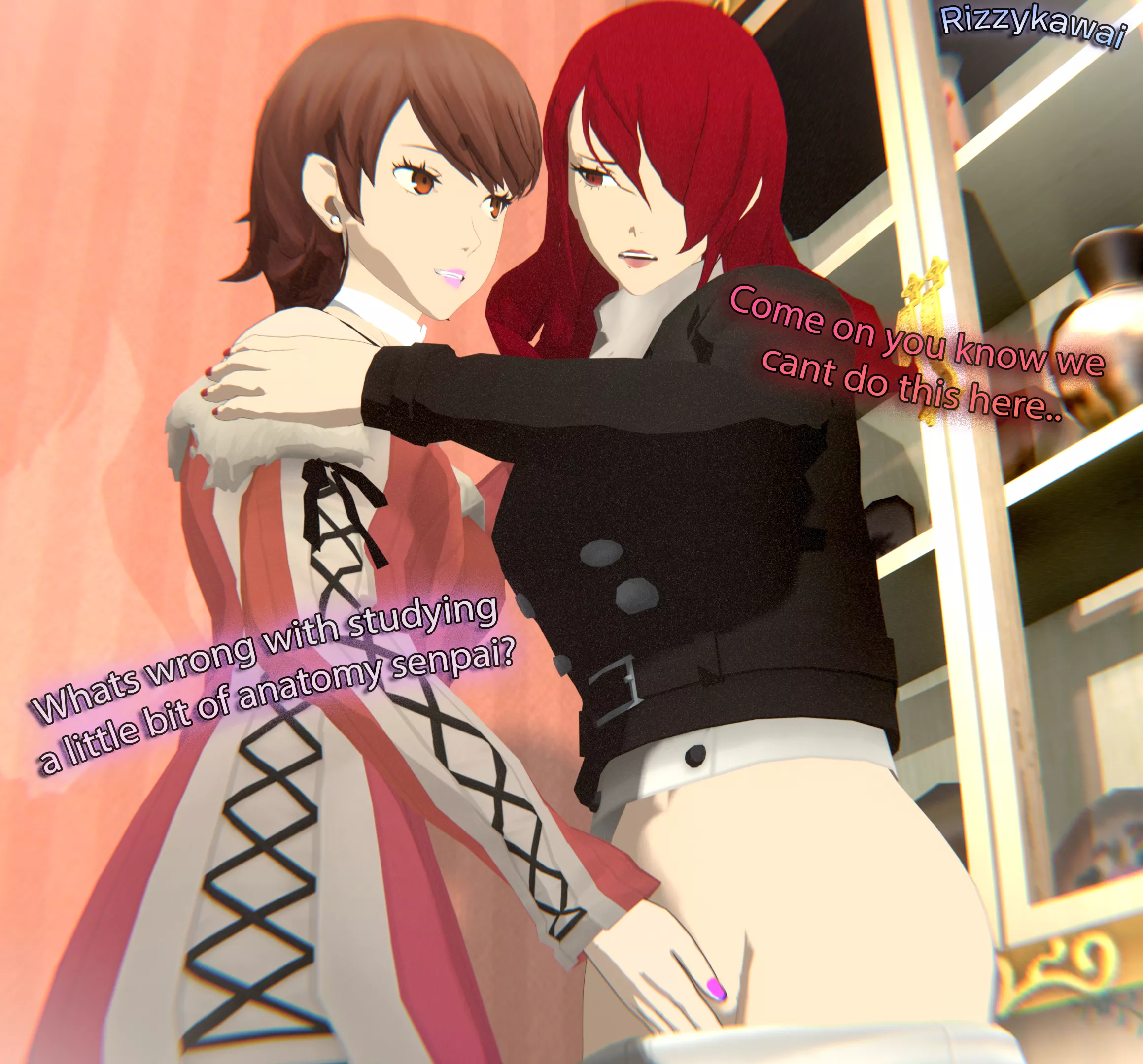 Nothing Wrong With Yukari Studying Some Anatomy, Right? (@Rizzykawai) 