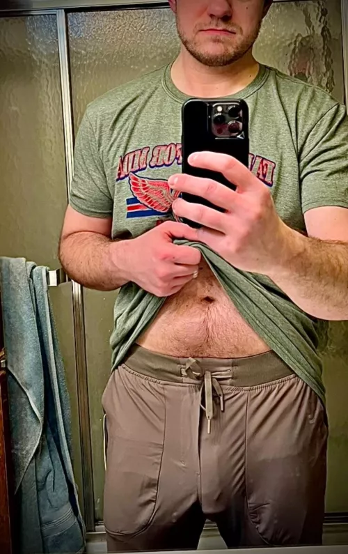 Pants can’t even hide my vein