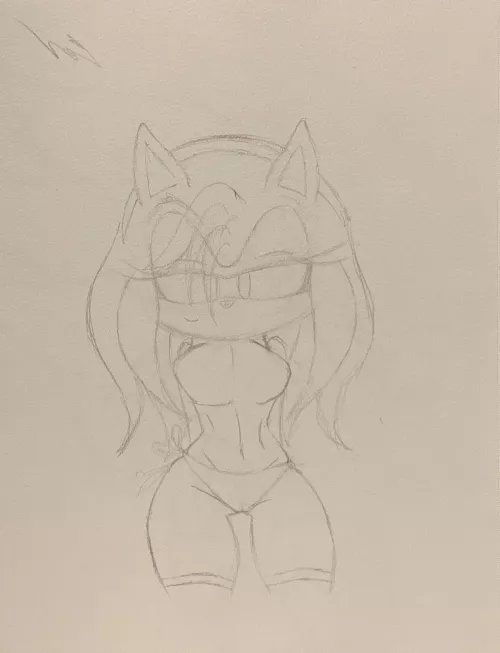 Sketch of Amy I did (WIP)