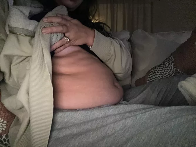 Stuffed to the max & stuck on the couch, just the way I like it ❤️