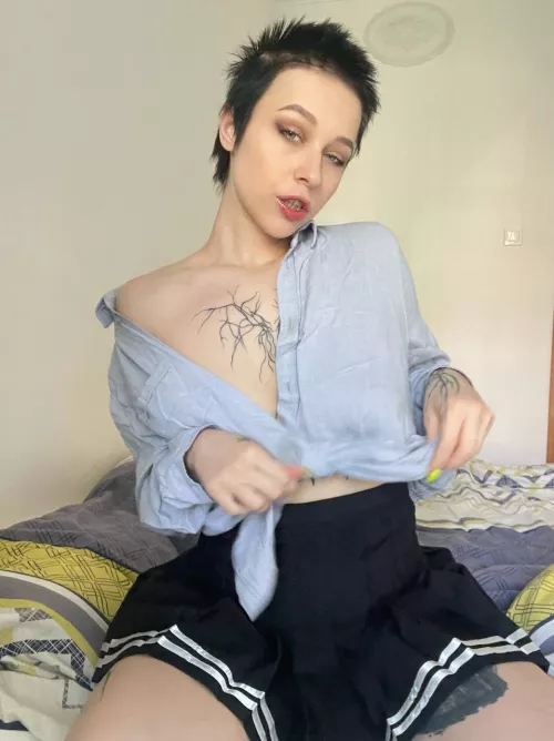 Think this looks sexy on my pale body?