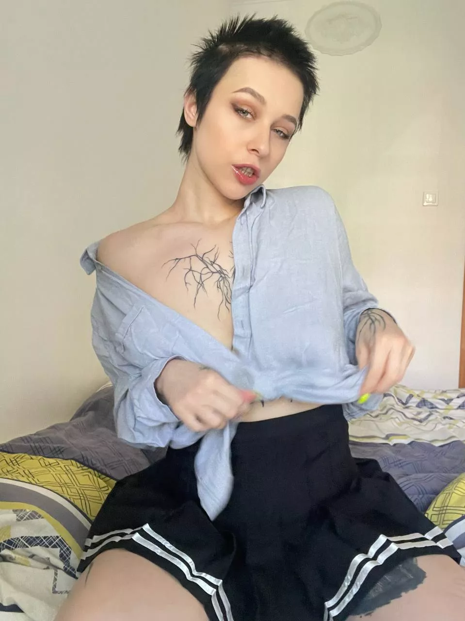 Think this looks sexy on my pale body?