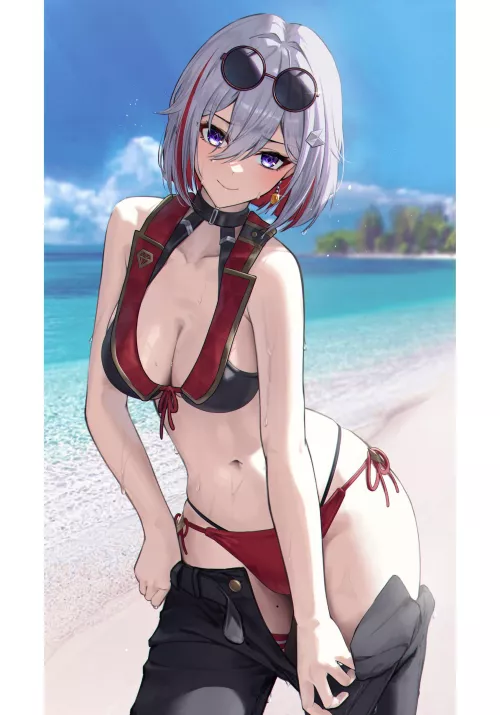 Topaz at the Beach [Honkai Star Rail]