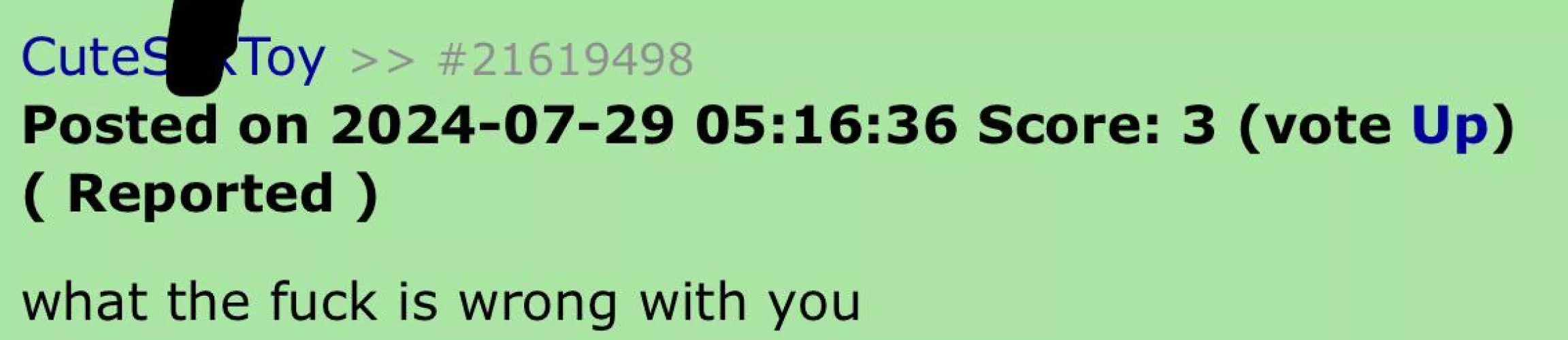 What the fck is wrong with u