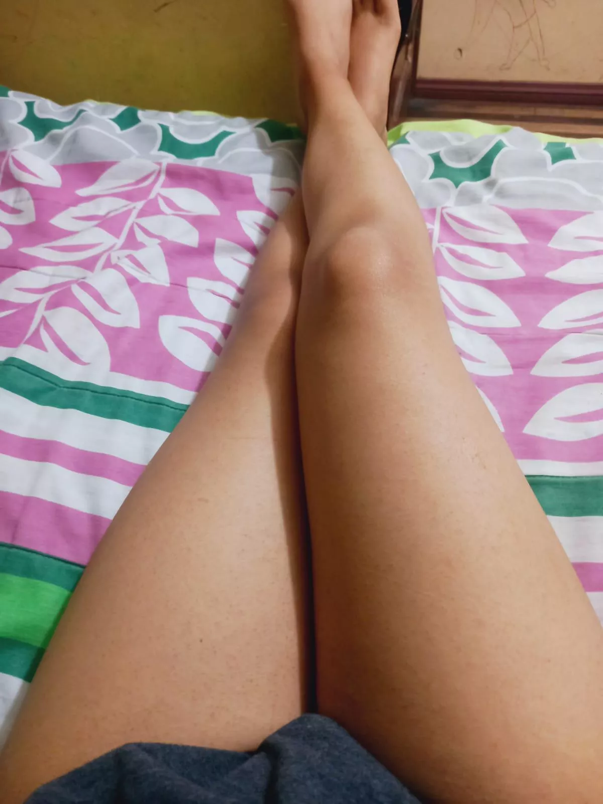 Do you want to be between my legs? 