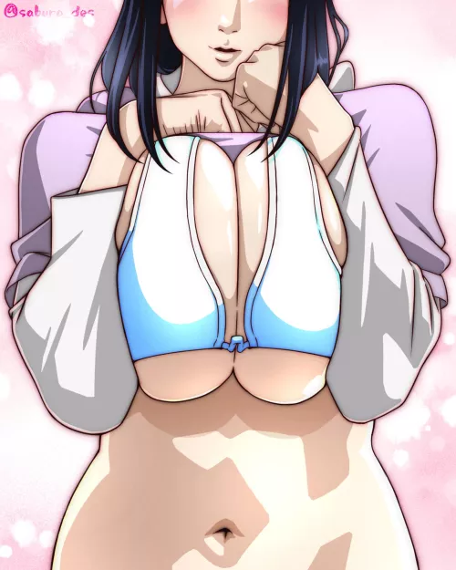 Hinata’s so cute and busty (saburo_des) [Naruto]