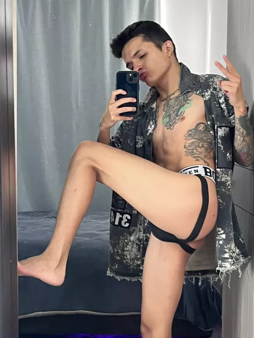 I love my jocks but I love them more when they are on the ground. 😈