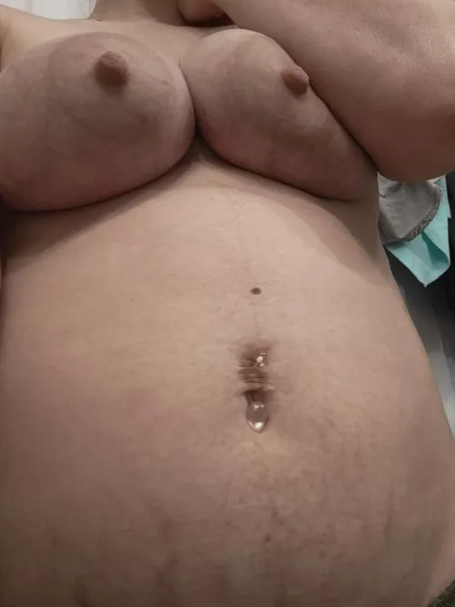 just found out I'm preggo again after my last pregnancy 2 months ago and it's not husbands...now unlimited creampies from bulls for the next 9 months