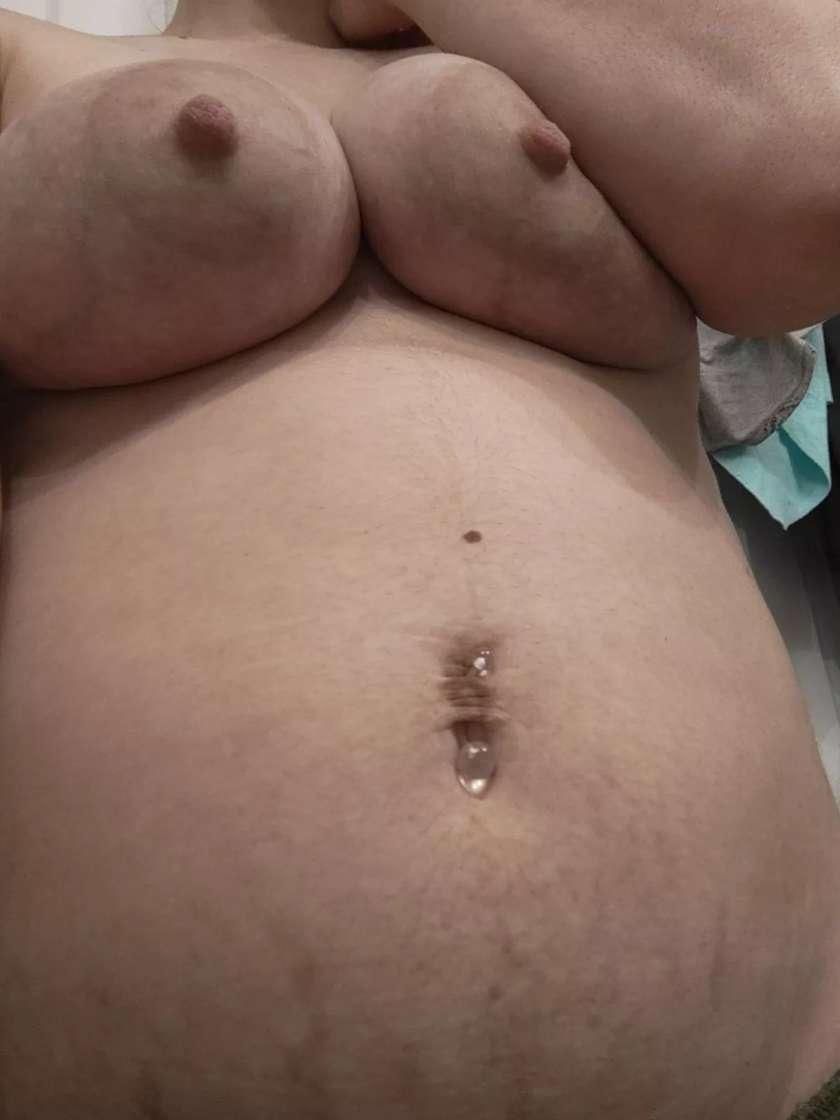 just found out I'm preggo again after my last pregnancy 2 months ago and it's not husbands...now unlimited creampies from bulls for the next 9 months