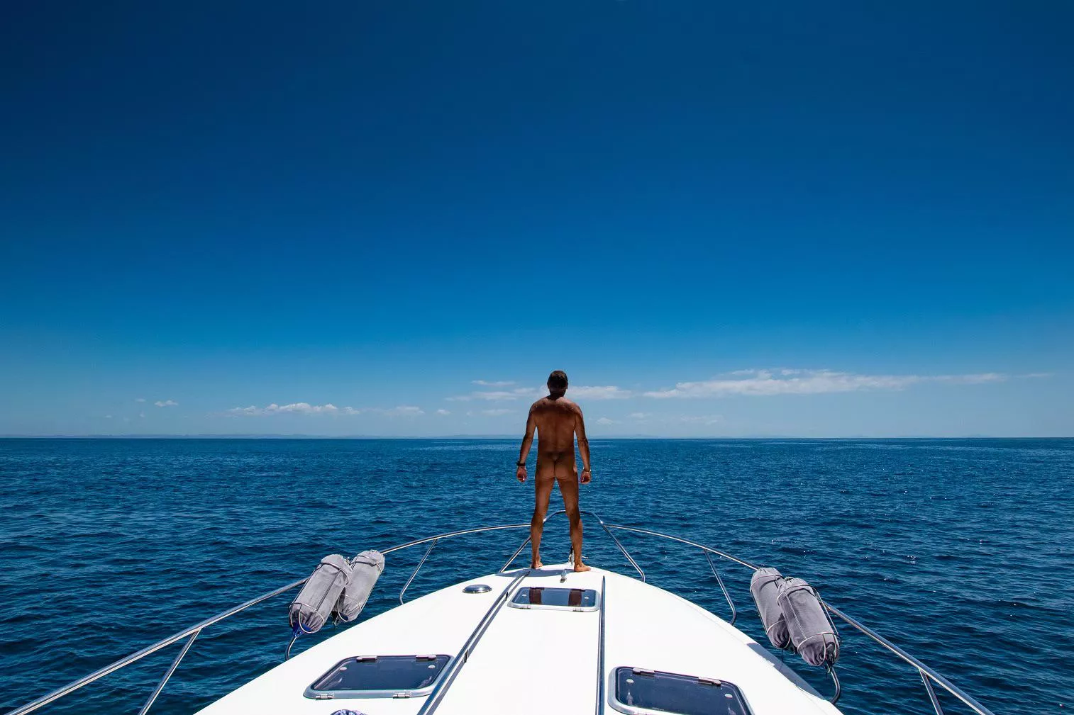 Just staring out at the big blue