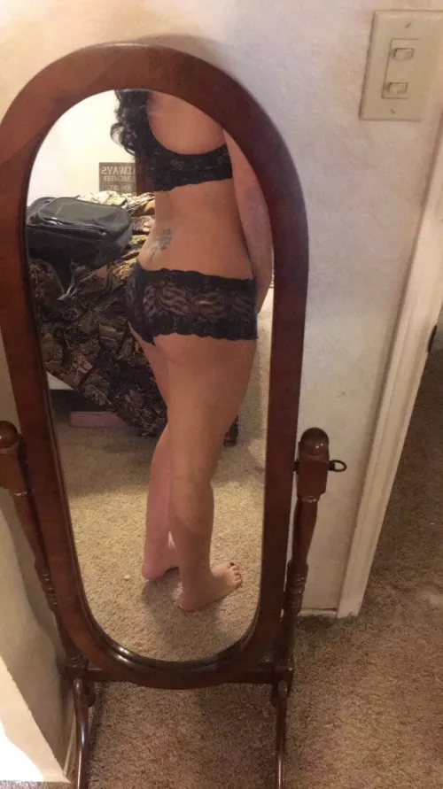 Lacey panties tonight for my man before he leaves out of town 