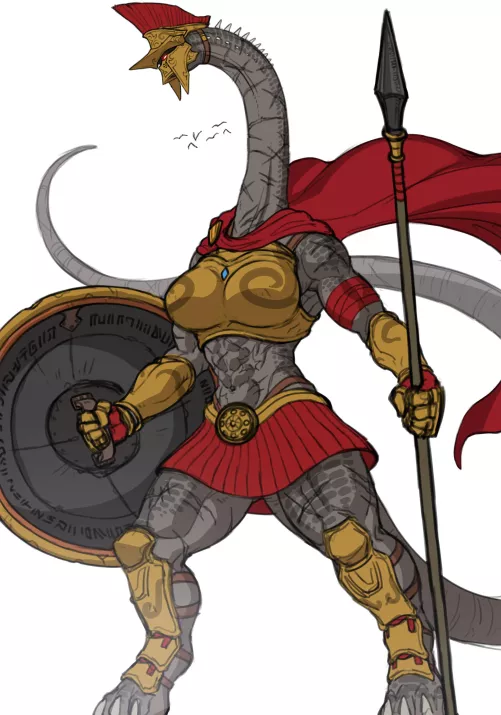 Sauropod girl by hutago