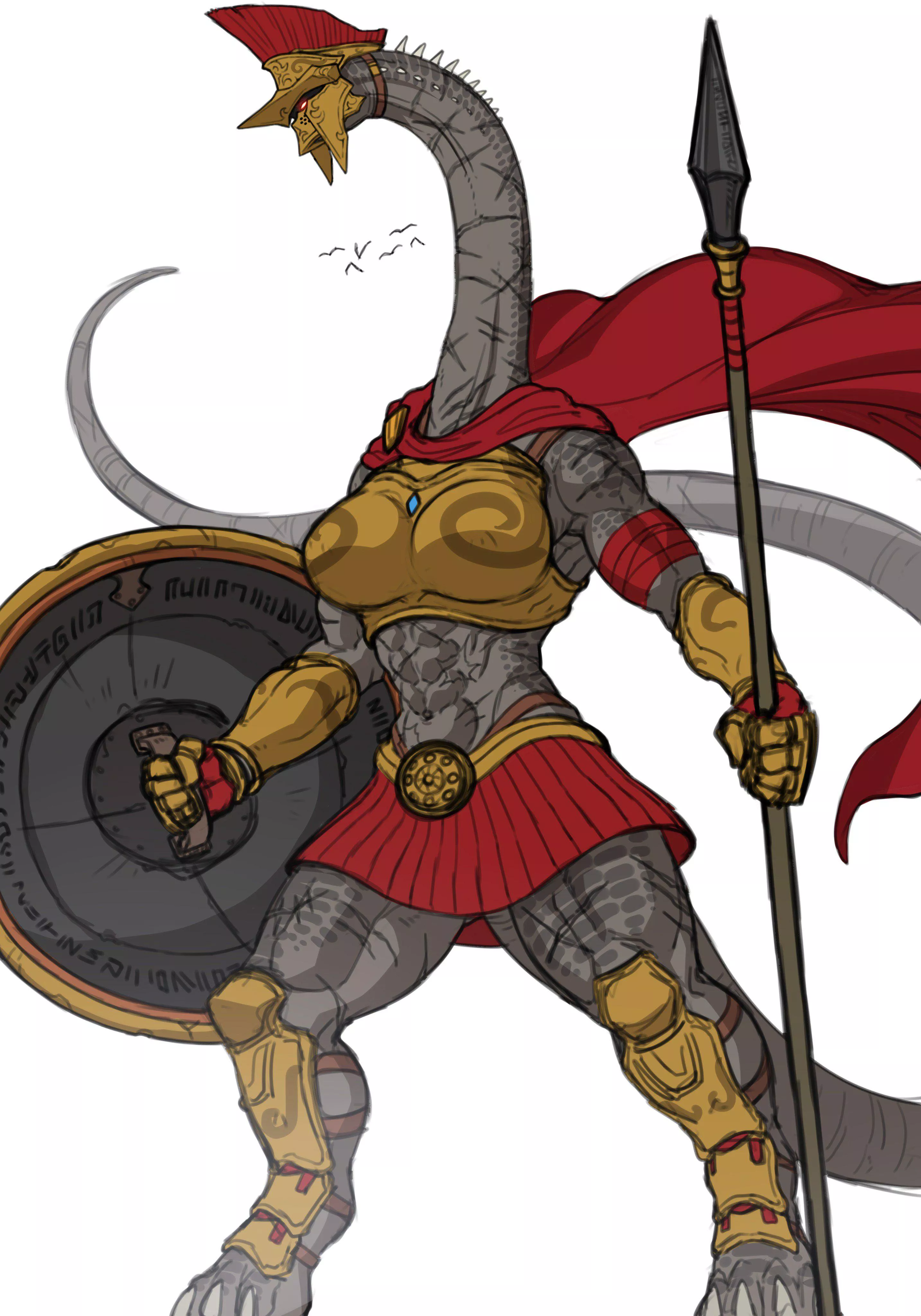 Sauropod girl by hutago