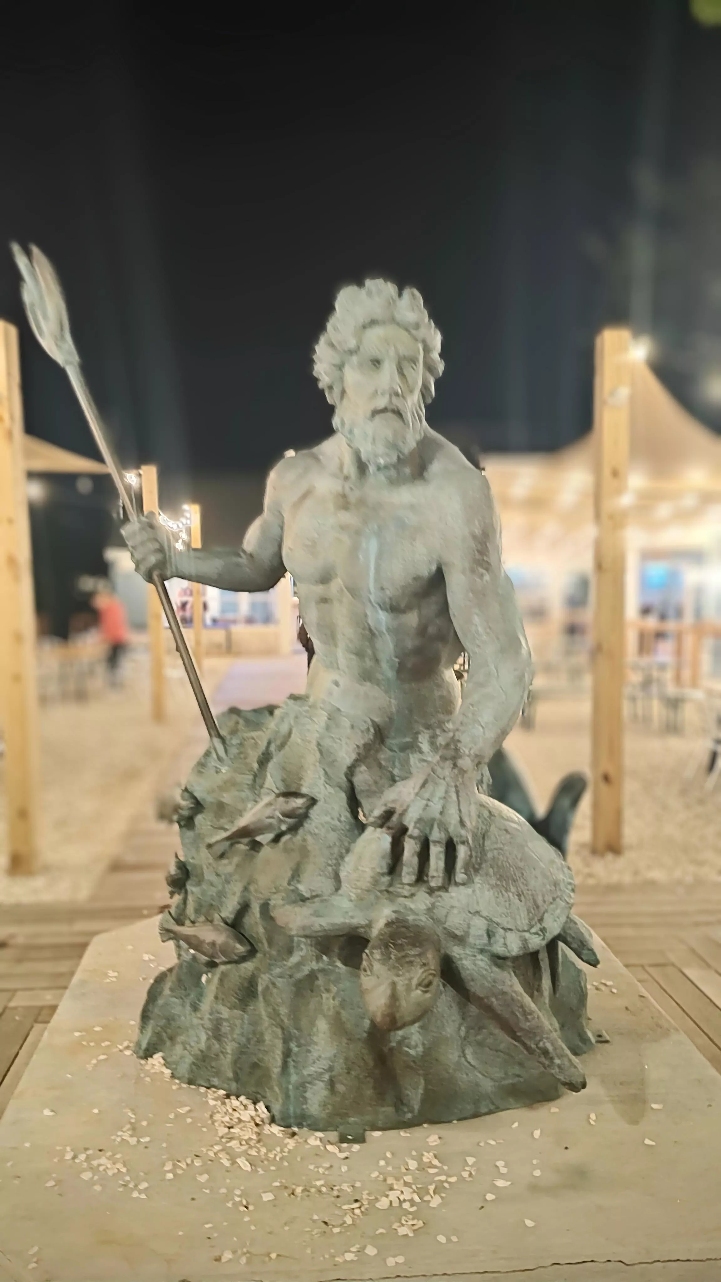 The Trident rests on The Cape