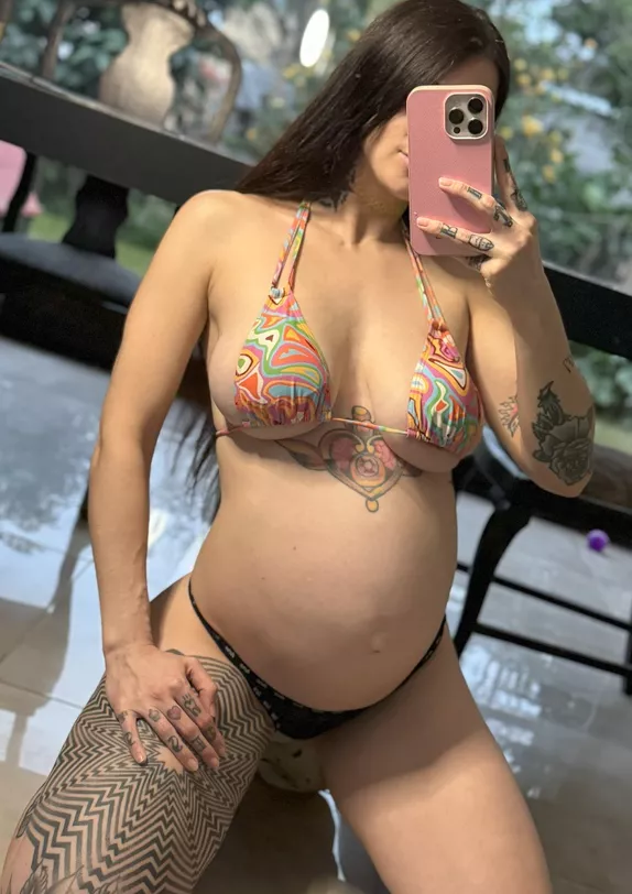 What's your favorite thing about my pregnant body?