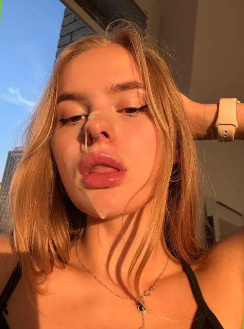 When I'm a good girl I get facials