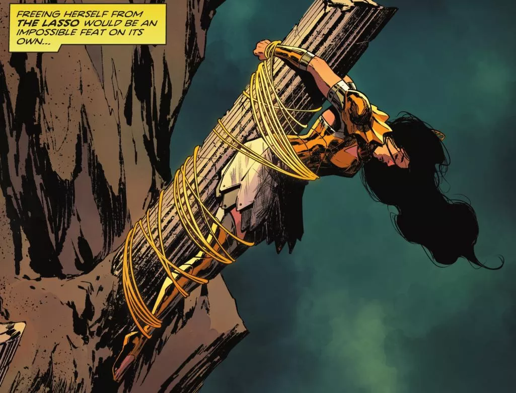 Wonder Woman tied up