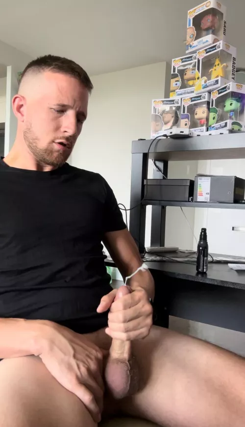 Another irresistible urge to paint the floor.  Someone needs to help me clean this up. Stat… 