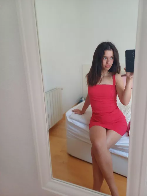 How do I look in this dress? 🤭