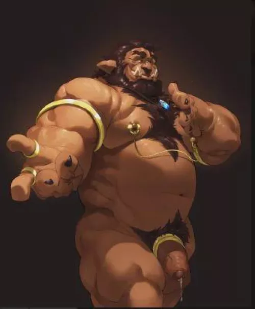 [M4F] Bugbear Chieftain enjoy his newly acquired breeding mate, where she's confined to this mountain stronghold her only purposes are to please him and bear him as many offspring as she can. (Discord server ) (D&D Theme with some rolls )