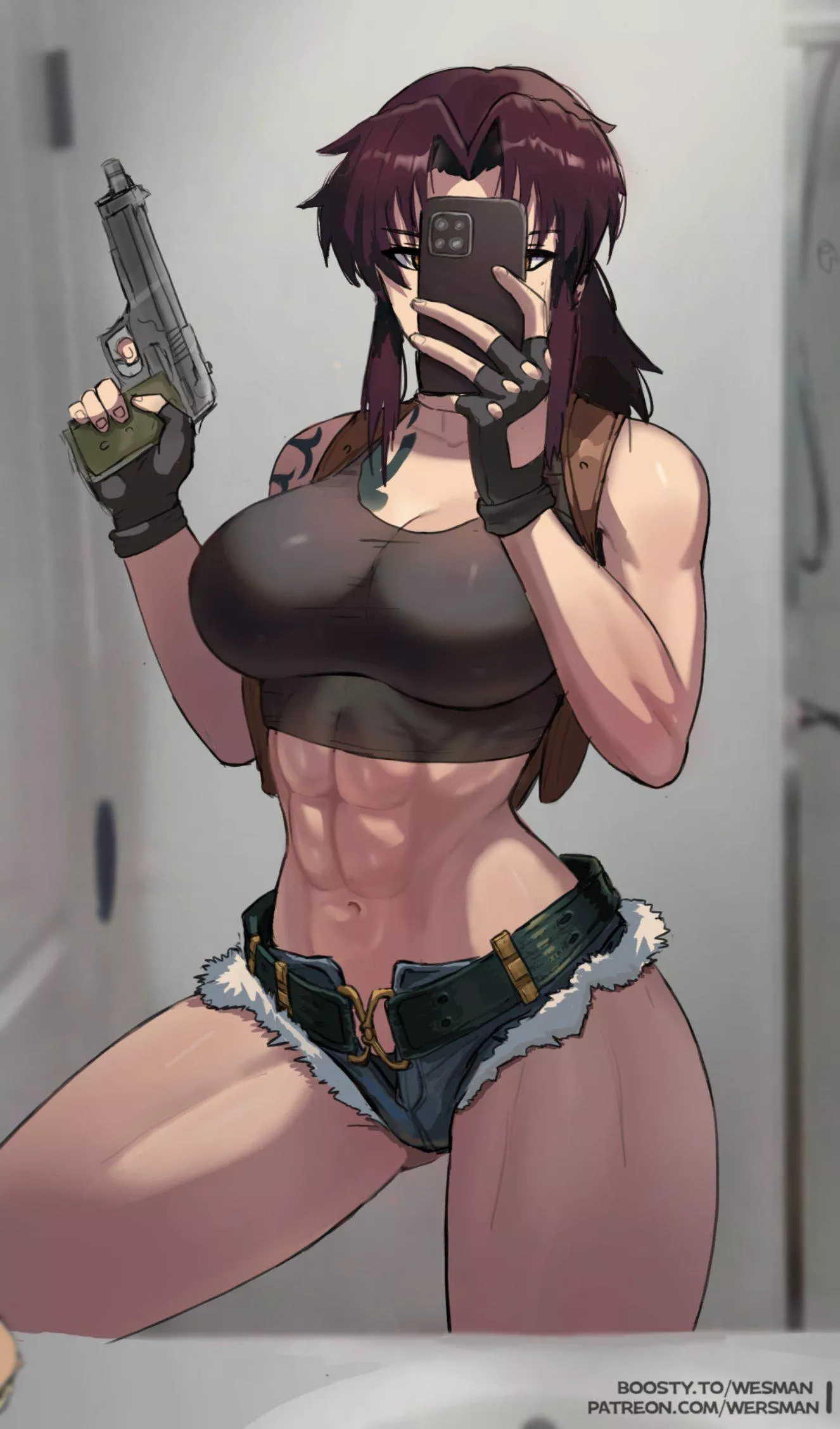 Revy from Black Lagoon [@wersman2]
