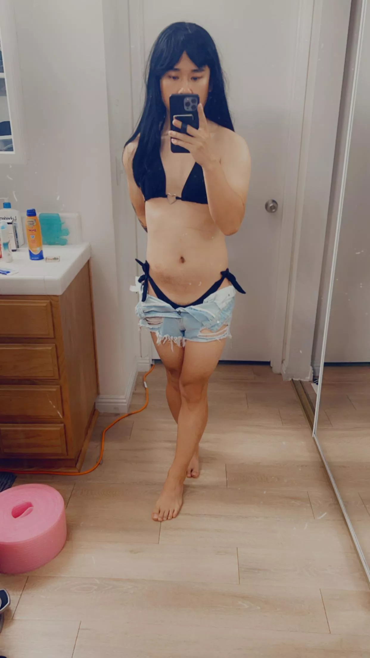 Should I go out by the pool? 