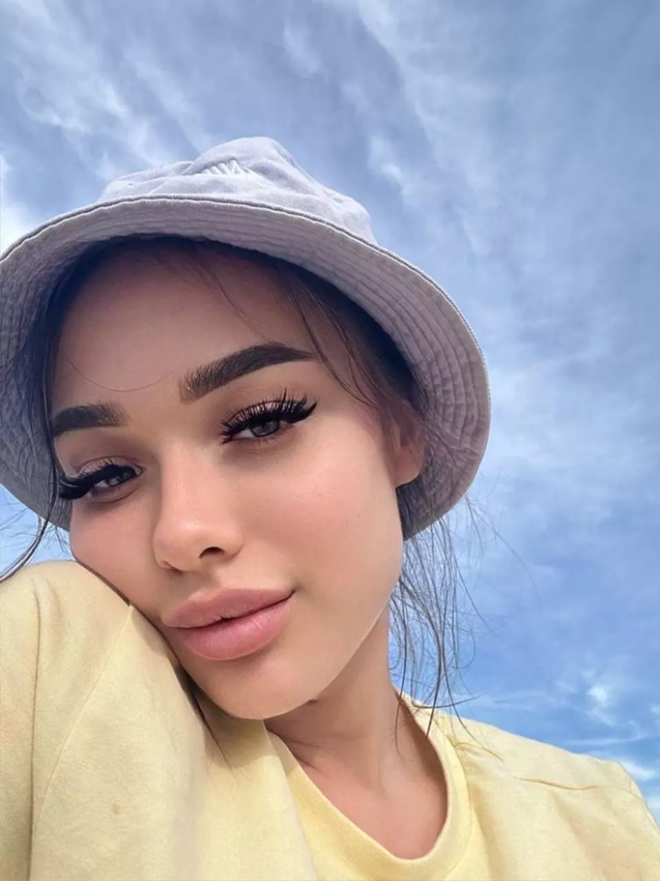 Two beautiful scenes: me and the sky lol