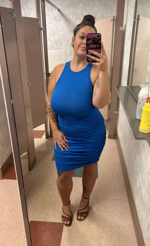 Blue dress 