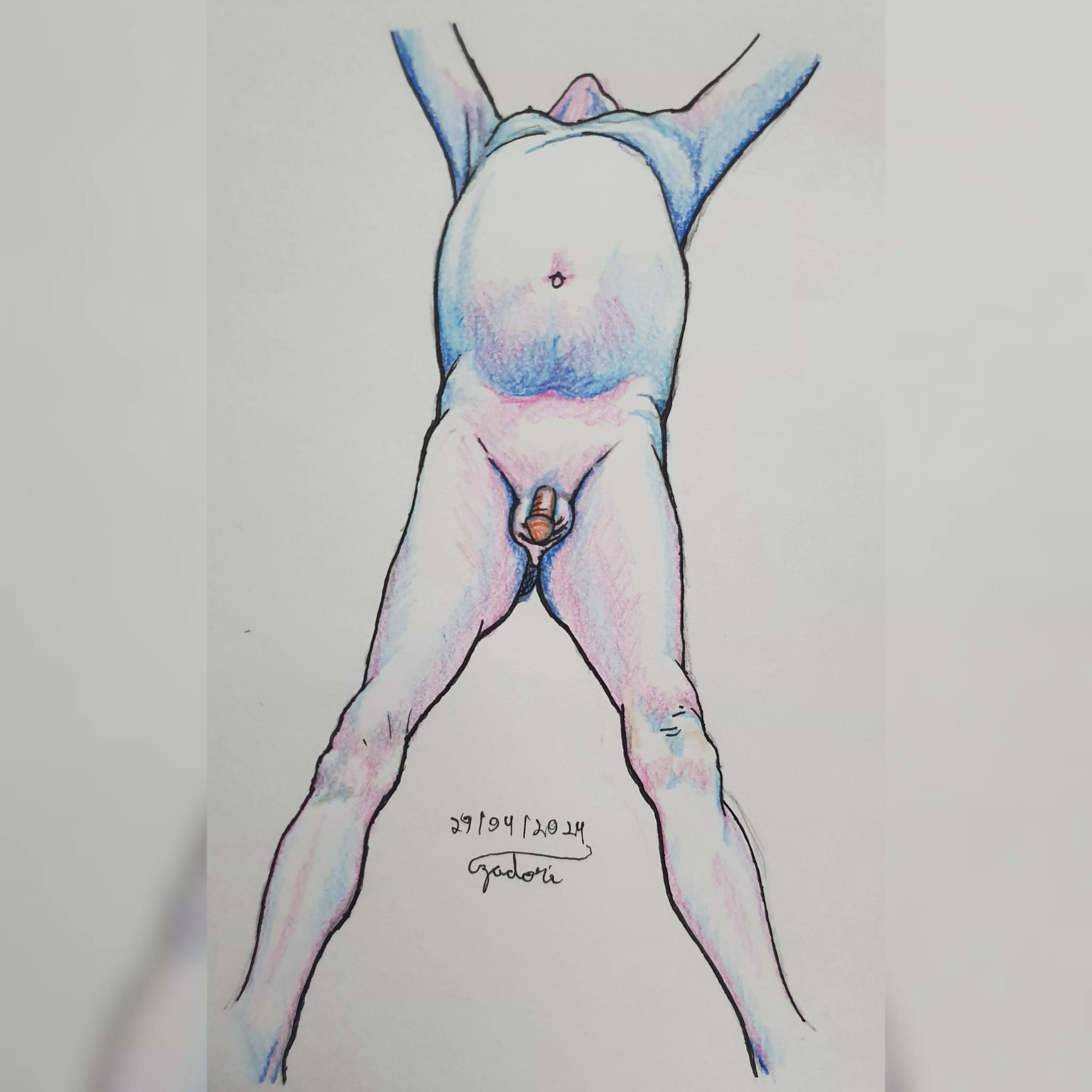 Body drawing made by me 