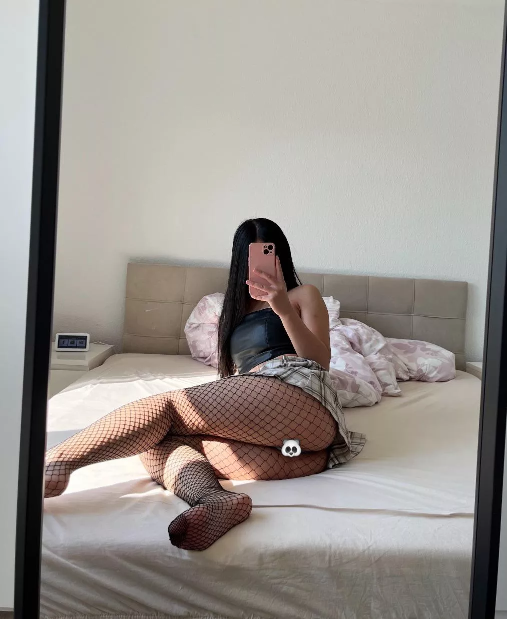 He keeps on sneaking up on me~🐼