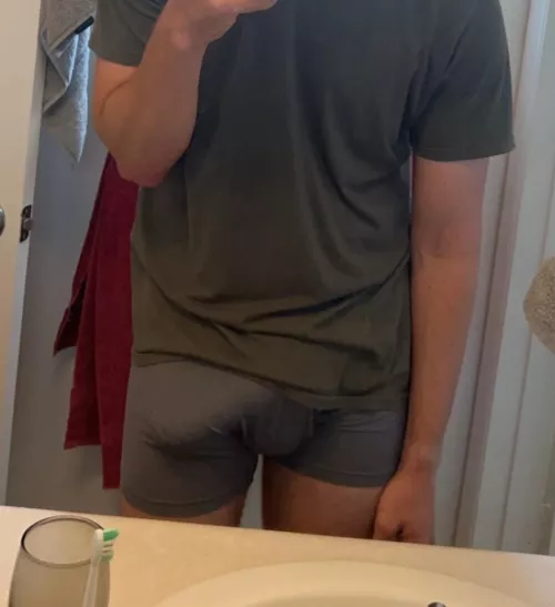 Hopefully this bulge makes up for my poor posture