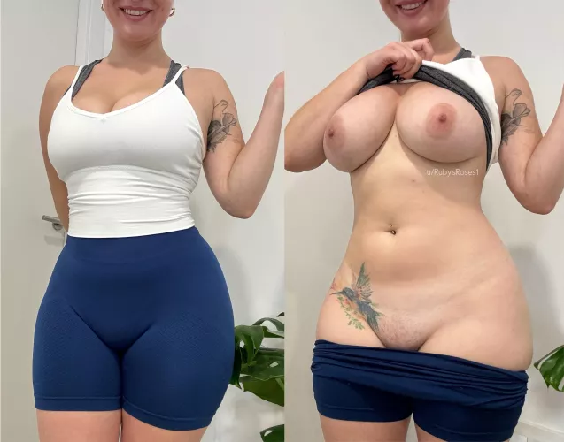 In case you wondered what your gym crush looks like in the changing rooms