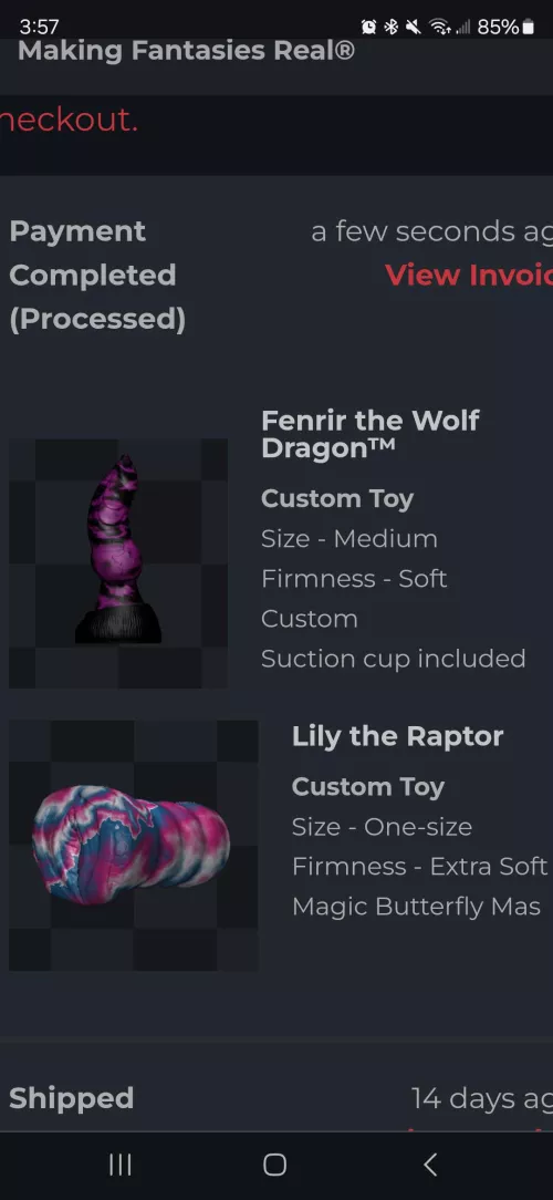 My custom order for this month, the wait is gonna be excruciating. Can't wait to see how they turn out.