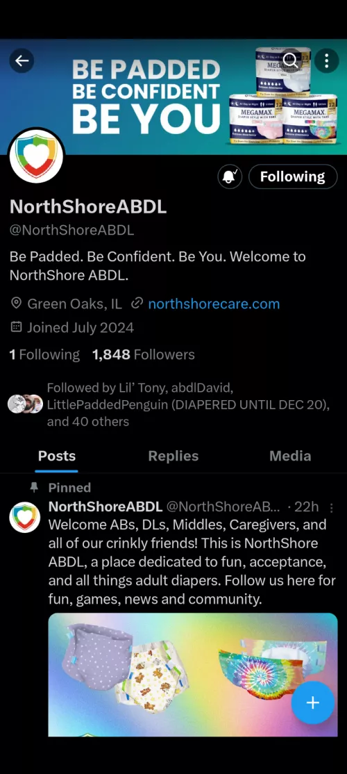 Northshore created a new ABDL Centered account