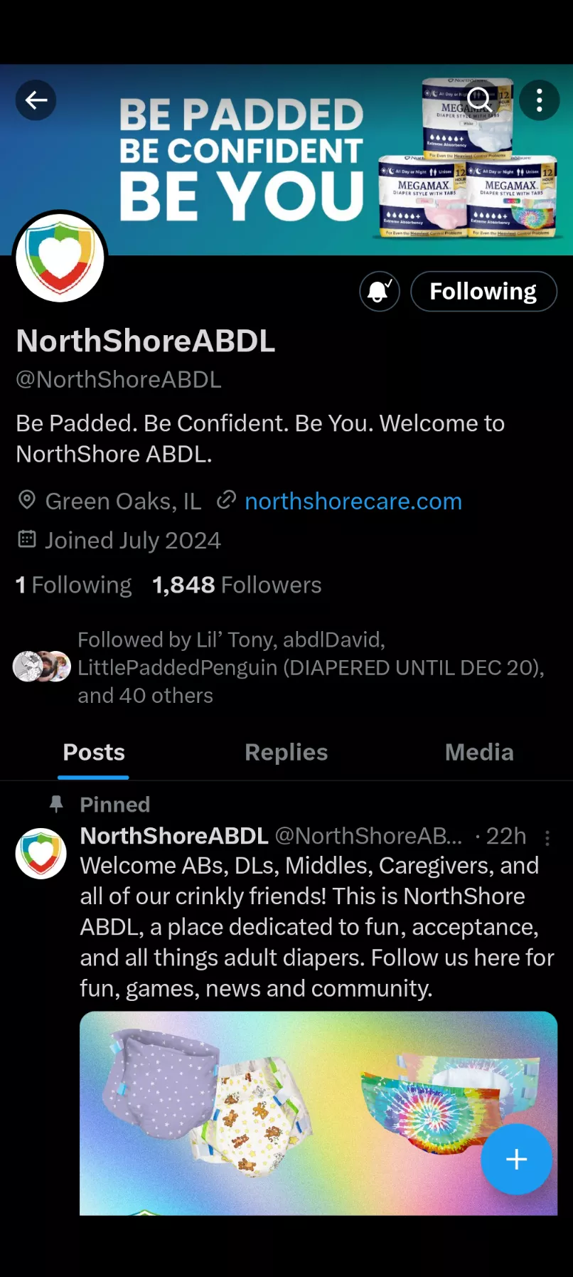 Northshore created a new ABDL Centered account