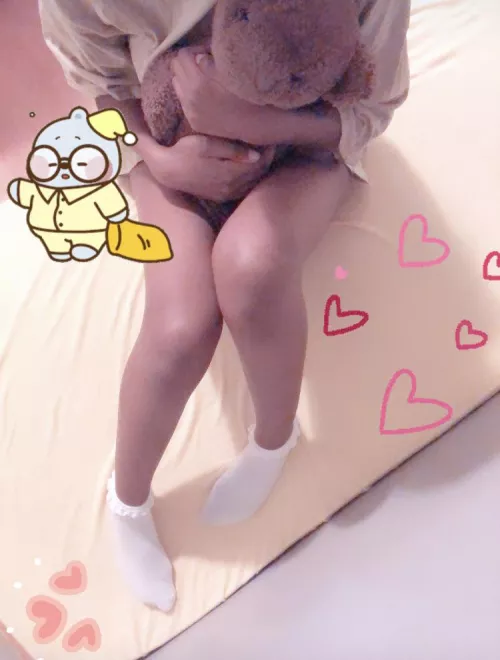 Took a cute pic 🧸🎀