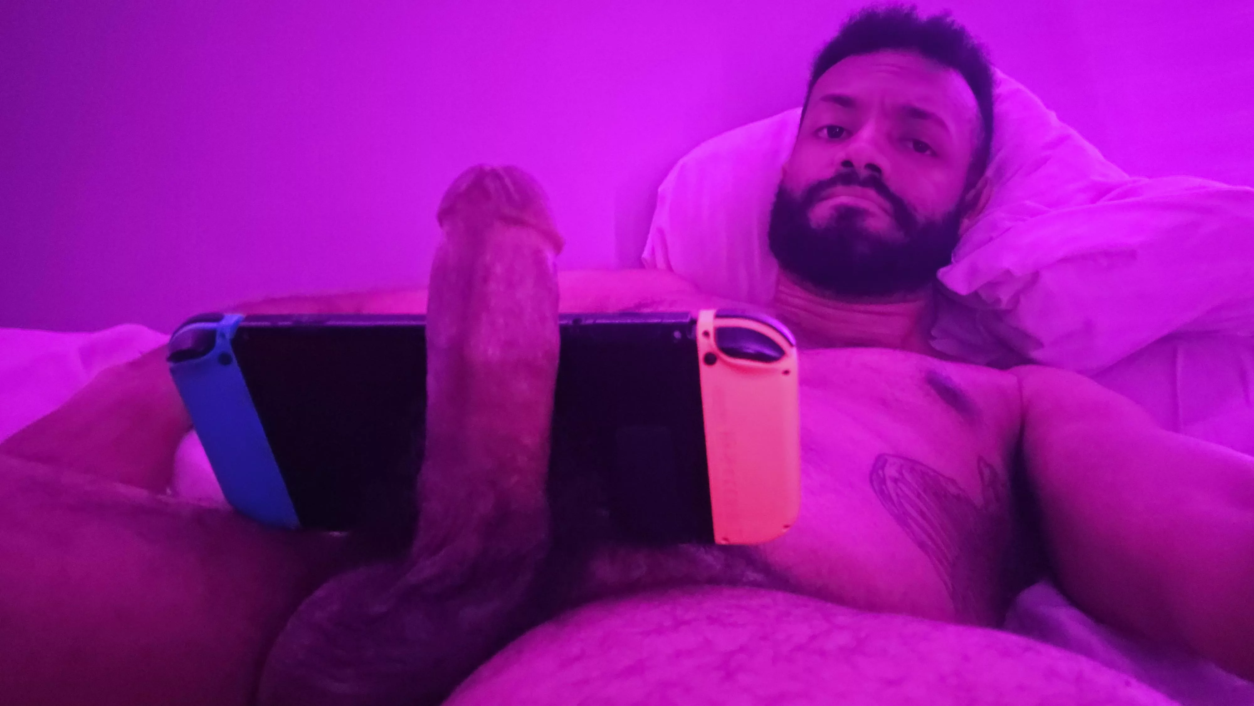 What are you playing with first? 