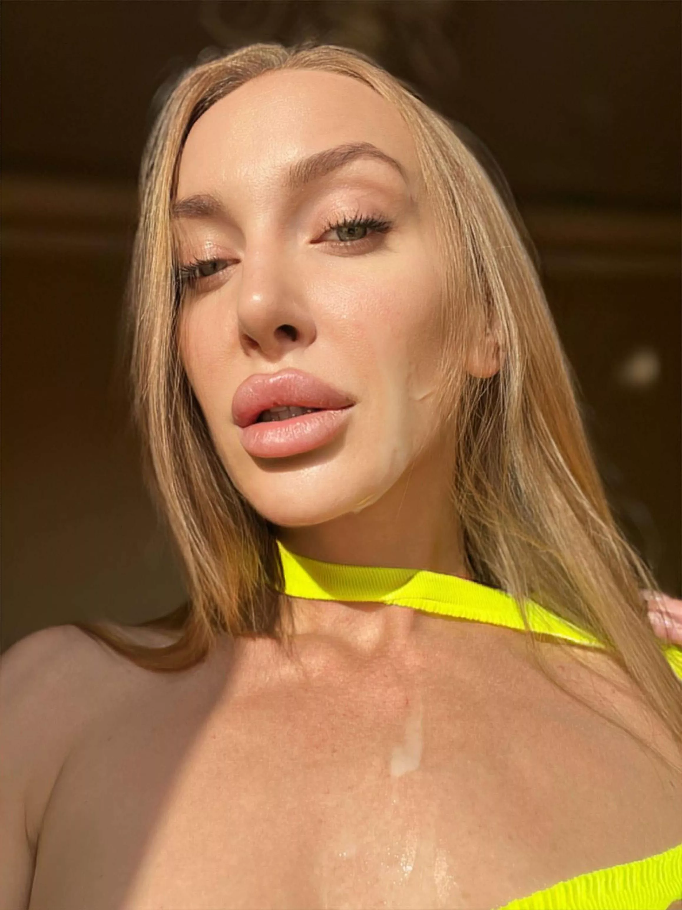 What will you tell me after you unload on my face?