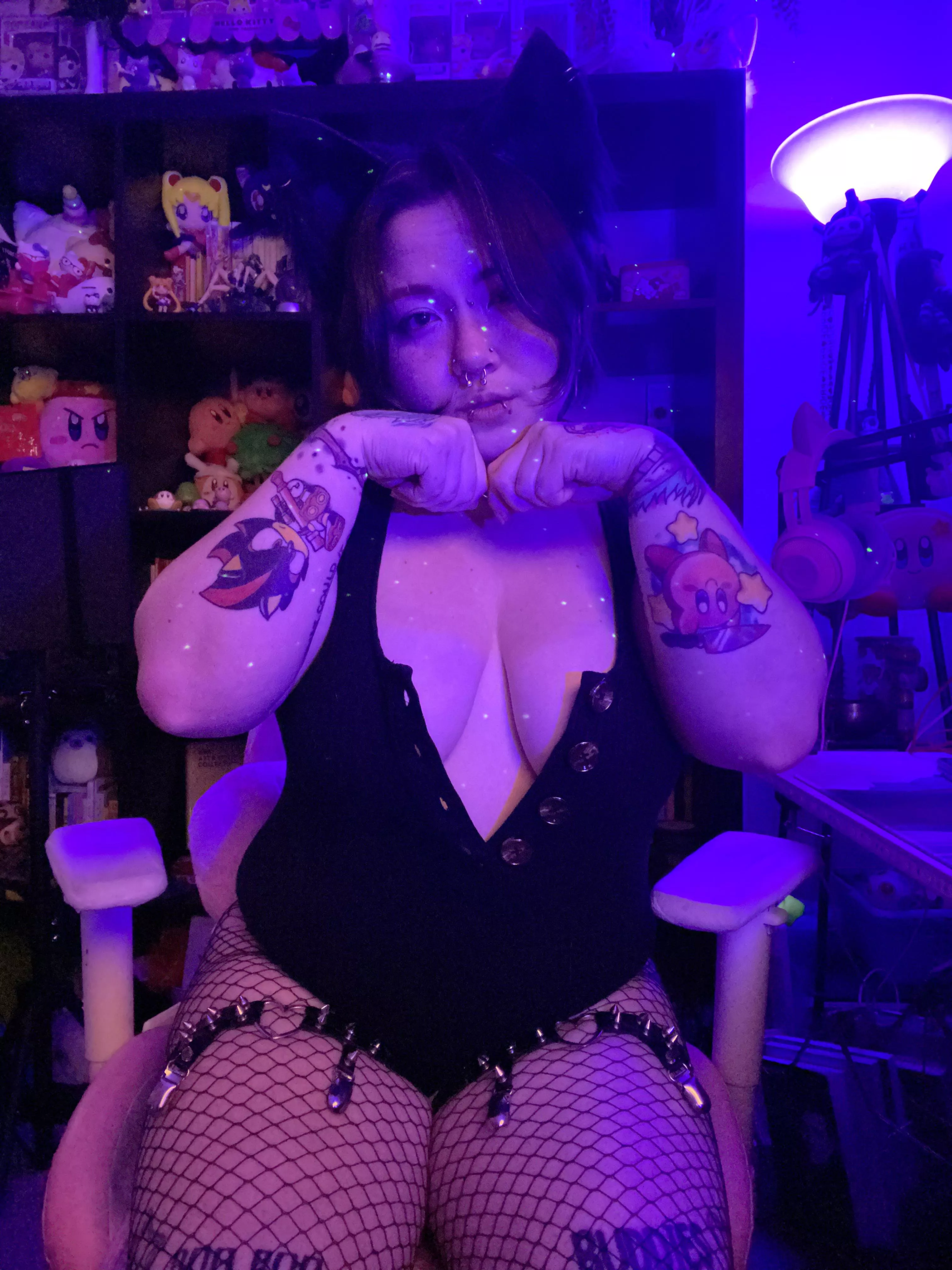 You should let a goth cat girl ruin your life 🐾