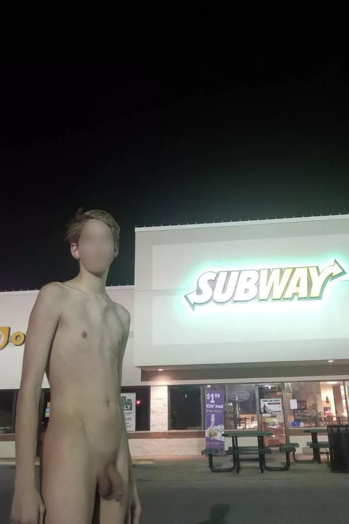 Ever seen a naked twink at your closest subway?