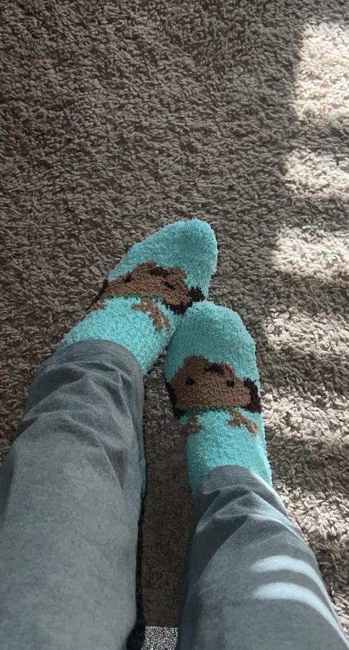 Fuzzy socks are my favorite :D