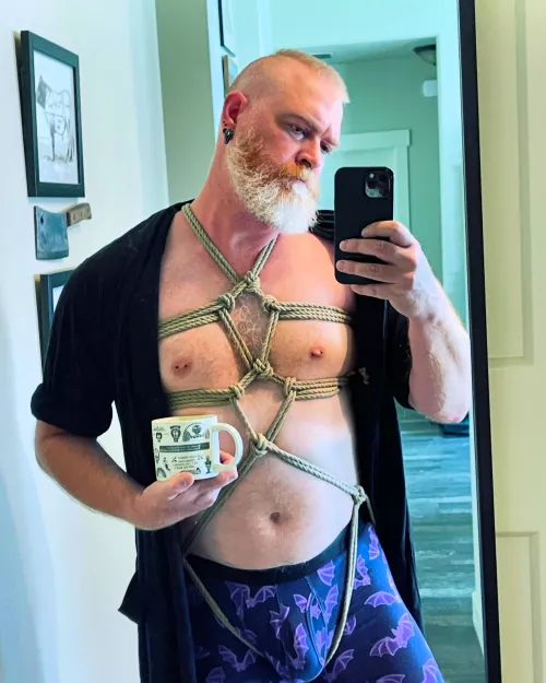 Hishi harness (modified) for today's tie