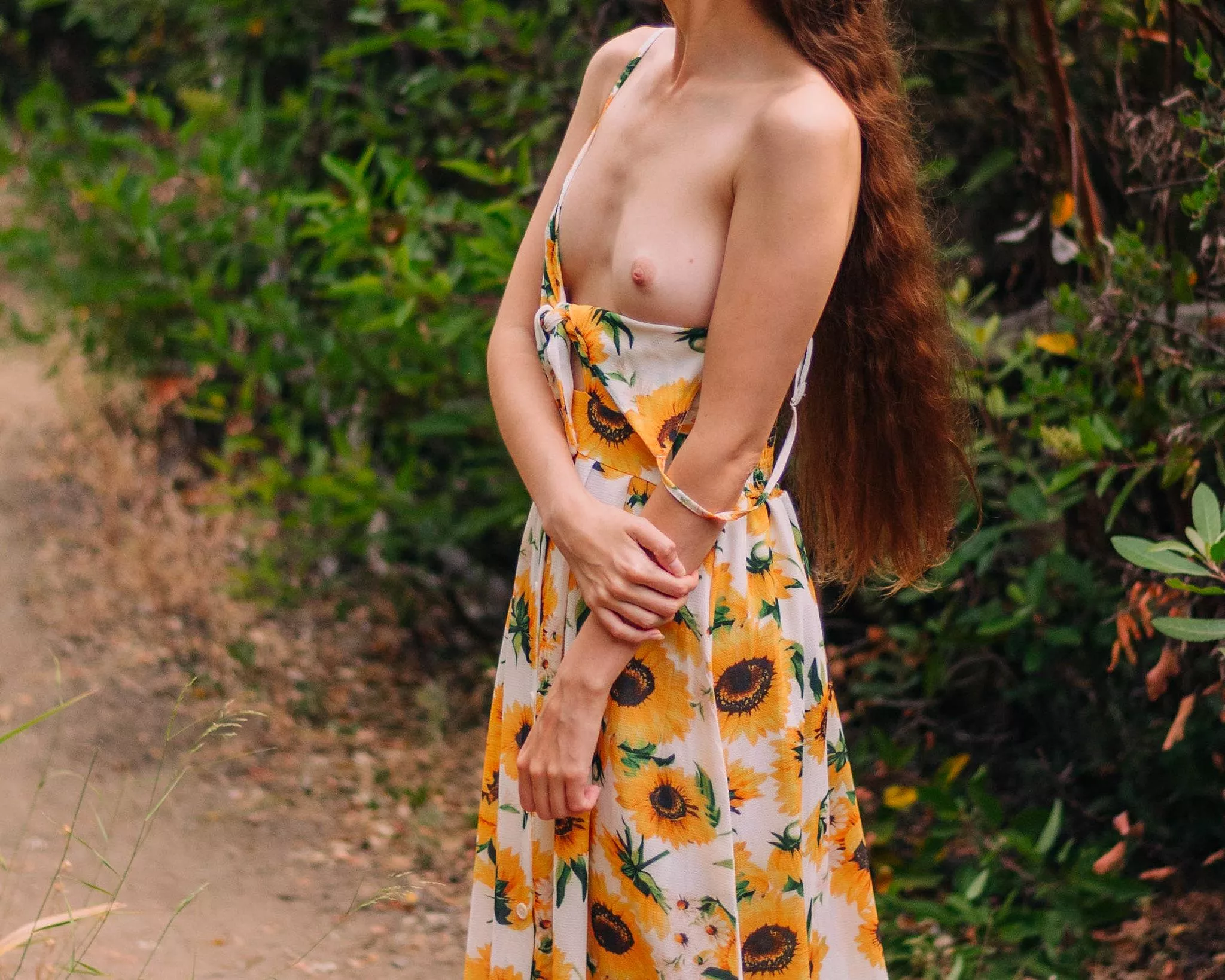 It's just impossible for me to go outside and not get my tits out