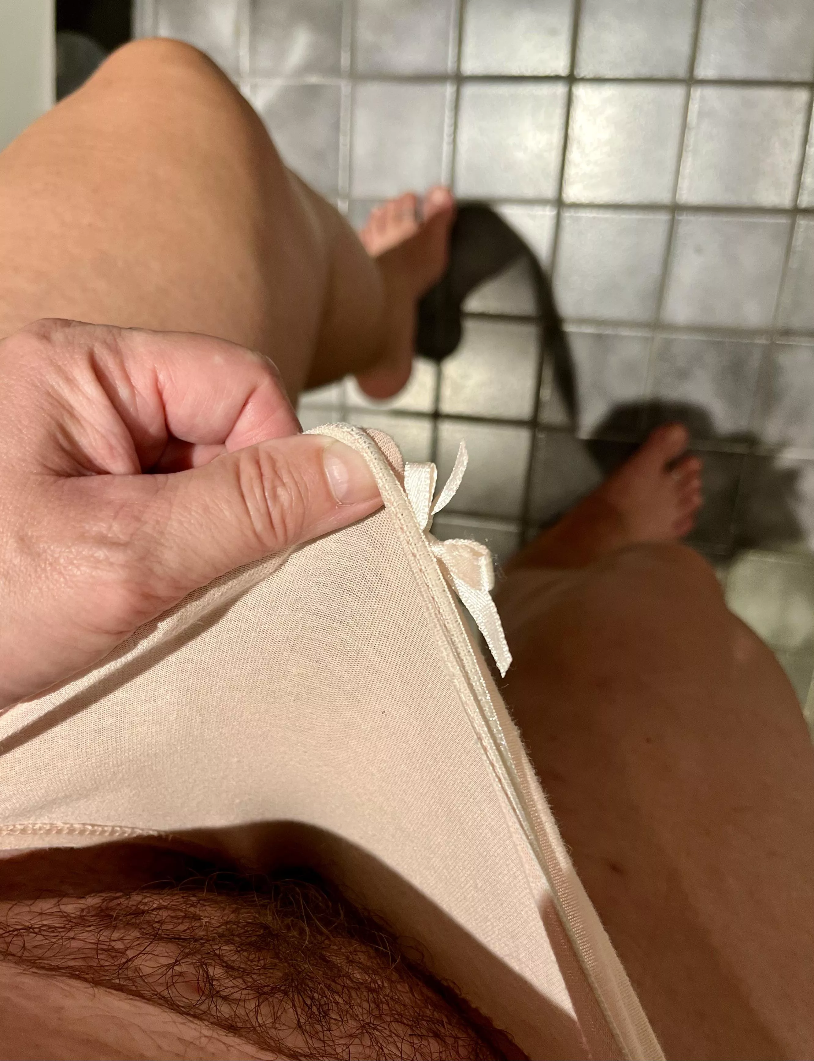 Just a moment before shower 