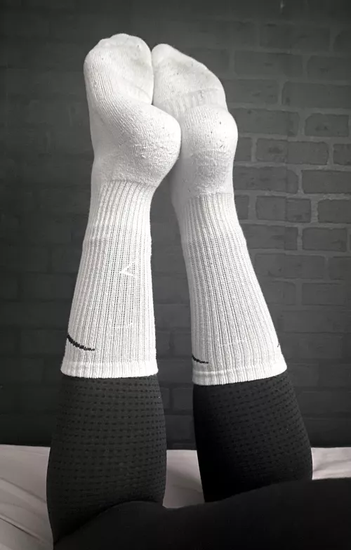 My gym socks 🤍