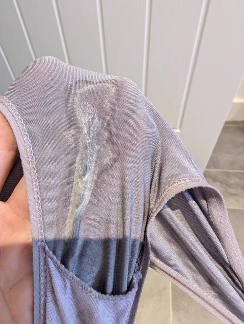 My panties were thirsty today 😉