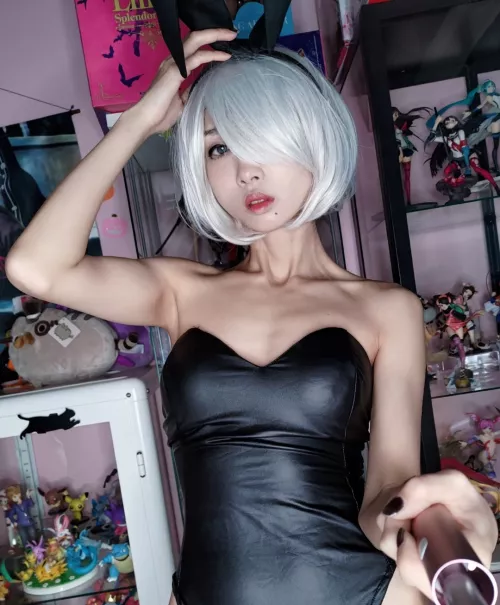 2B Bunny ver. By Mikan_cos